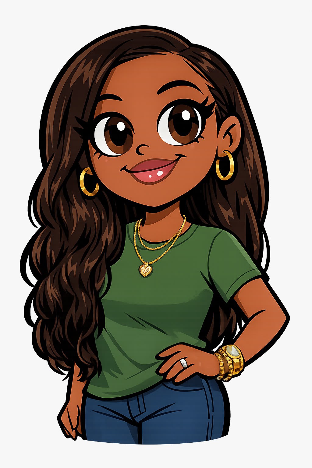 Ágata, a personagem que representa a designer digital